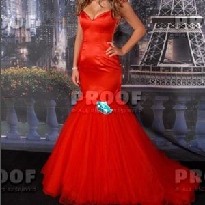 Gorgeous Red Sherri Hill